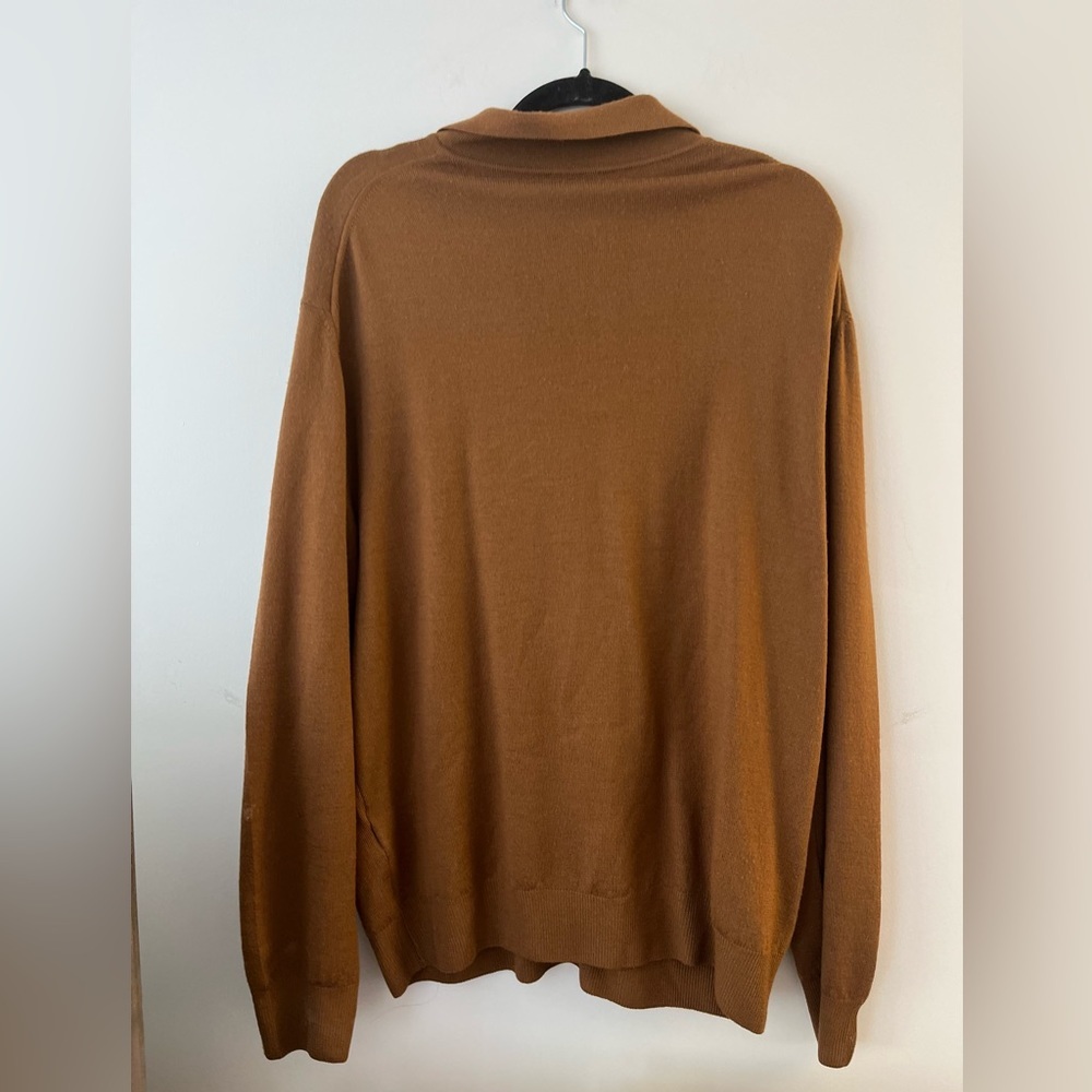 PAL ZILERI Pure New Wool Polo Sweater Top - Picture 2 of 15
